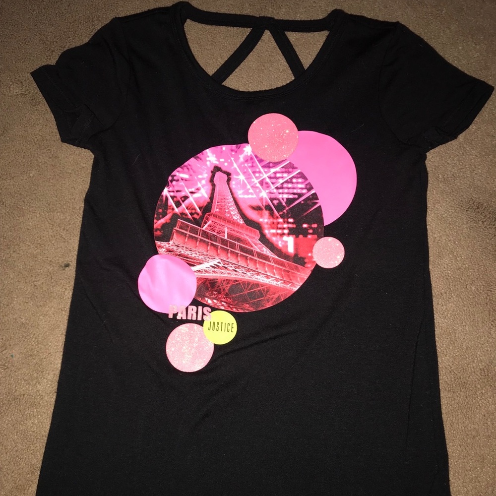 Justice short sleeve shirt